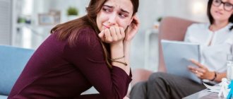 girl crying while talking