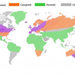 Map showing the prevalence rate of multiple sclerosis