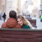 Couple on a bench