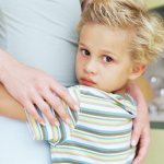 psychologist working with an anxious child