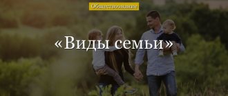 Виды семьи и типы семей – какие бывают по составу, структуре, численности, их характеристика и особенности кратко