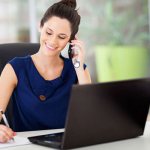 Woman at work in the office